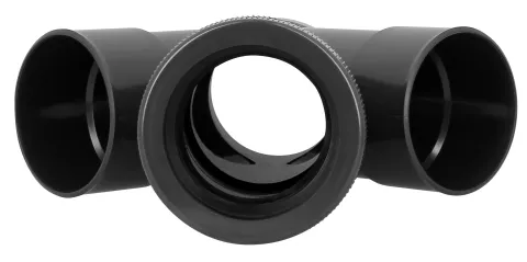 Culotte double parallèle, Ø 100, FF à 45°