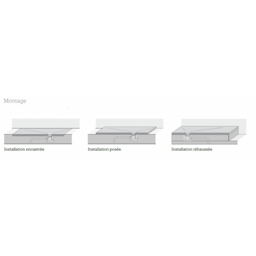 Receveur LinearDrain anthracite - Receveur souple SolidSoft
