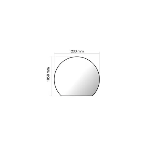 Plaque en verre - 1050x1200 mm - INVICTA