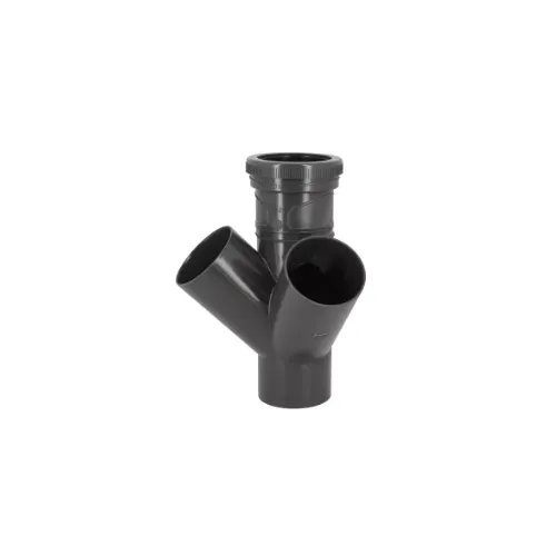 Culotte double d'équerre  Ø 100, FF, 45° - NICOLL