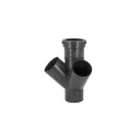 Culotte double d'équerre  Ø 100, FF, 45° - NICOLL