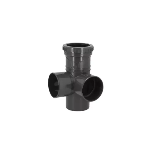 Culotte double d'équerre, Ø 100, FF, 87°30 - NICOLL