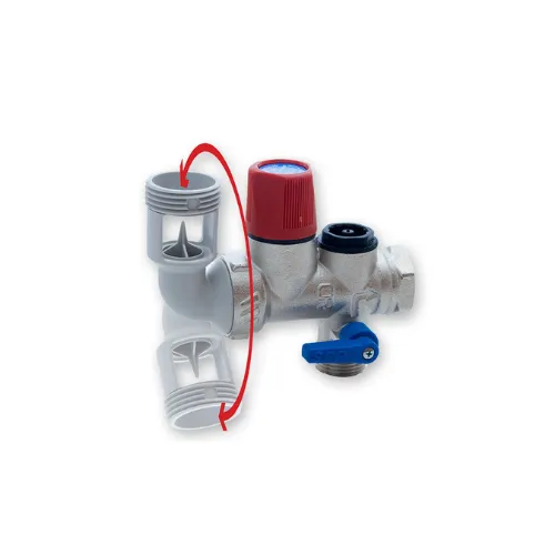 Groupe de sécurité coudé SFR® 3/4” INOX - WATTS