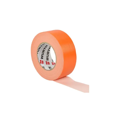 Ruban toilé orange bâtiment - adhésif puissant - L50m x l50mm