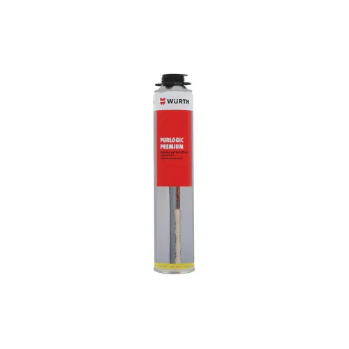 Mousse de montage polyuréthane pistolable 1C Purlogic Premium - 750 ml - jaune