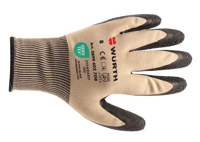 Gants de protection mécanique ECOLINE - excellente préhension - WURTH