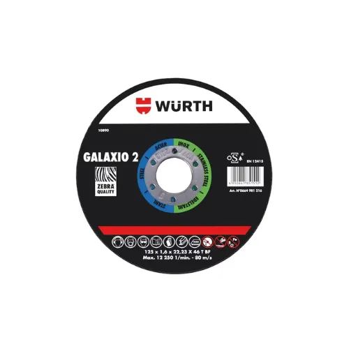 Disque à tronçonner ZEBRA GALAXIO 2 (X10) - WURTH