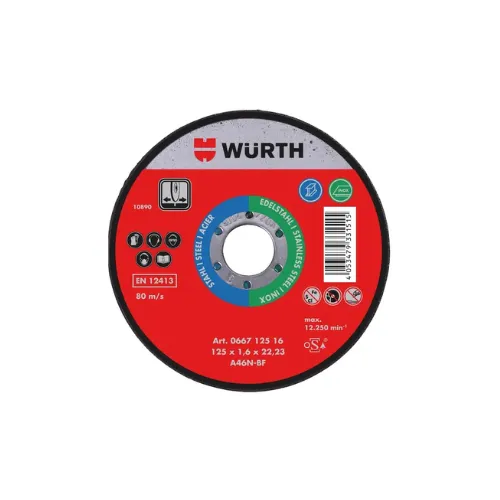 Disque à tronçonner acier/inox Red Label - polyvalent et sécurisé