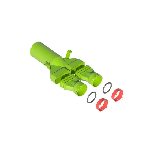 Kit té 180° AE48C circulaire pour bouche D125mm - UBBINK