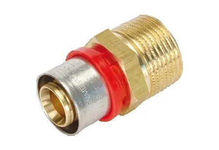 MANCHON DROIT MÂLE À SERTIR TUBE MULT 1650 - TIEMME