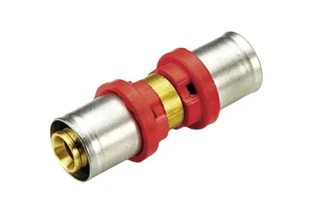 MANCHON DROIT DBLE À SERTIR TUBE MULT 1651- TIEMME