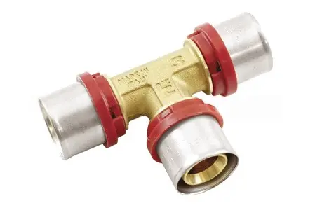 RACCORD TÉ À SERTIR TUBE MULT 1657 - TIEMME