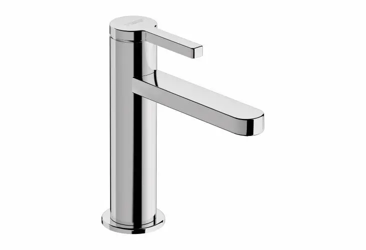 Mitigeur lavabo bec long chromé - TIEMME