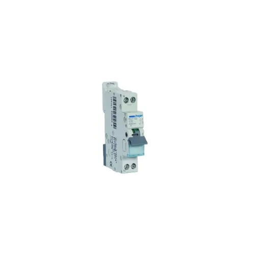 Disjoncteur 32A 1P+N 4,5-6kA Courbe C 1module - HAGER