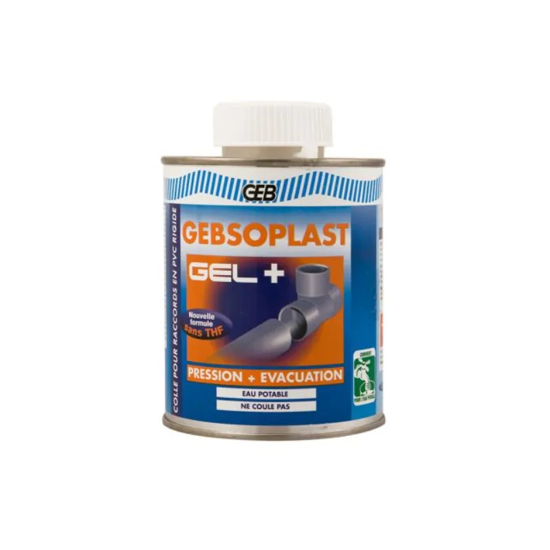 Colle GEBSOPLAST gel PLUS colle PVC 1L