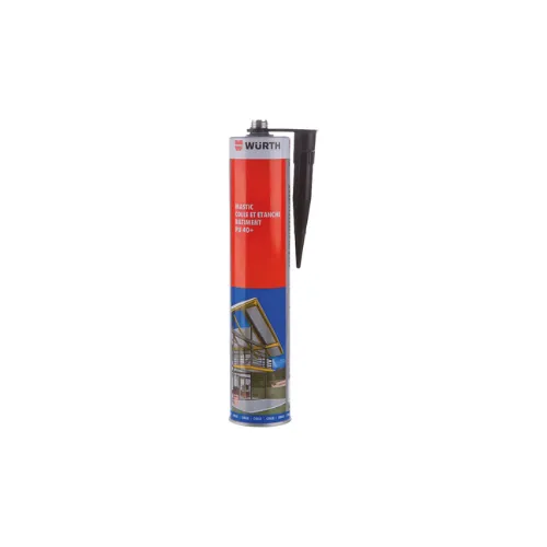Mastic-colle et étanche polyuréthane PU 40 Plus - 400 ml - poche - blanc