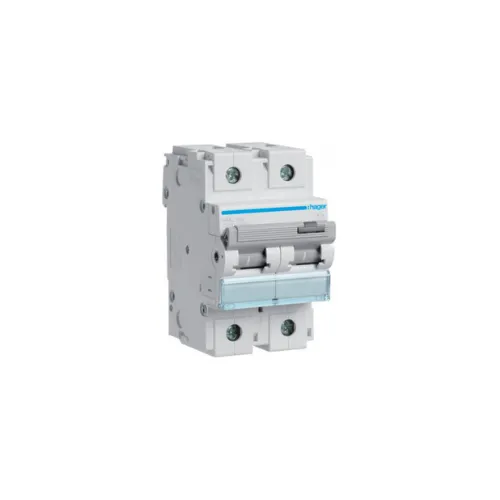 Disjoncteur 100A 2P 15kA Courbe C 3modules - HAGER