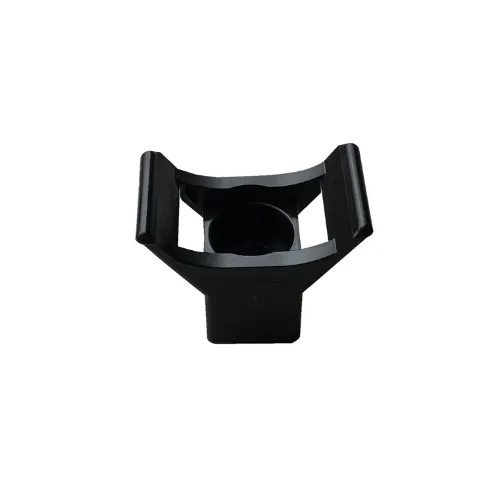 Embases à visser 23x13,6x17,5mm, noir, pour collier 9mm max - TRADEFORCE
