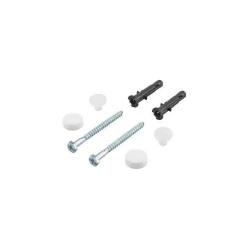 Kit de chevilles avec vis pour fixation de WC - 6 x 70 mm