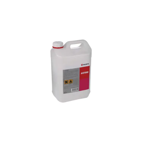 Nettoyant à l'acétone pour métaux et verre - 5 L - transparent