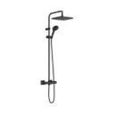 Vernis Shape Système de douche, 240 1jet, avec thermostat, économie d'eau, noir mat - HANSGROHE