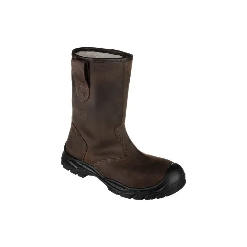 Bottes de sécurité fourrée marron - T38 à 48