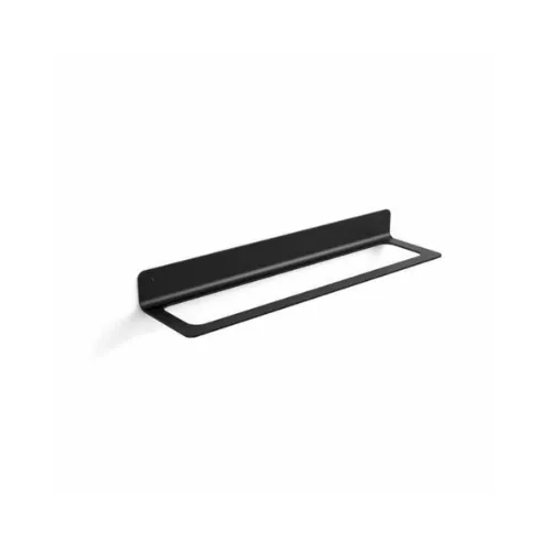 Porte-serviettes 454 mm laqué noir SAETA - SAMO
