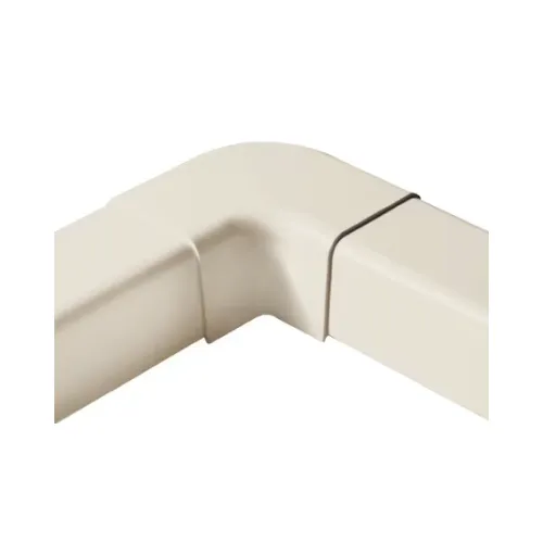 Angle à plat 90° blanc pur 80x60mm - ARTIPLASTIC