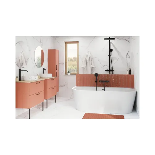 Baignoire semi-ilot murale 180x80cm - ALTERNA