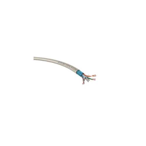 Câble F/UTP cat6 LSOH-FR 4P couronne 100m ivoire Dca