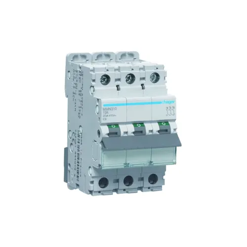 Disjoncteur 3P 10-15kA courbe C - 10A 3 modules - HAGER