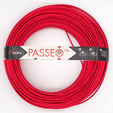 H07 VU PASSEO 1x1.5 Rouge couronne de 100m - NEXANS