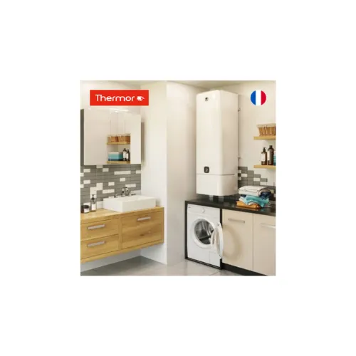 Habillage bas blanc Malicio compatible capacités 40L, 65L et 80L - THERMOR
