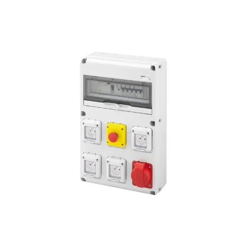 Coffret 4x230V-16A+1X400V-32A+AU - GEWISS