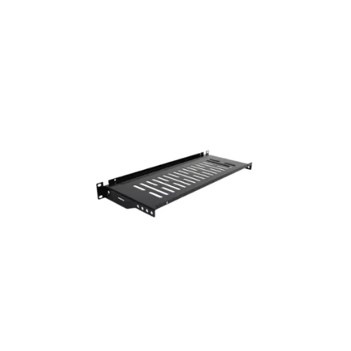 PLATEAU MODEM NOIR PROFONDEUR 190MM 1U CHARGE MAXI 10KG
