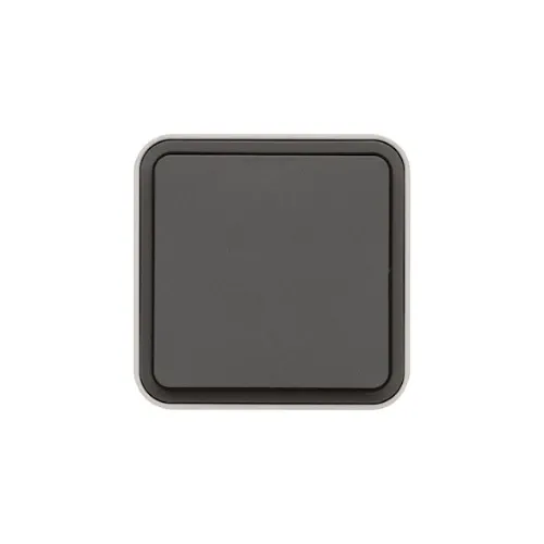 Cubyko interrupteur va-et-vient saillie gris IP55 - HAGER