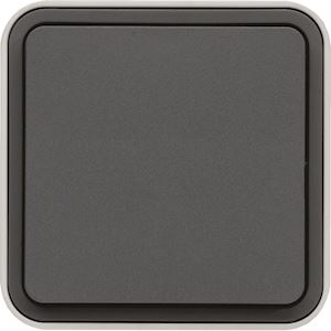 Cubyko interrupteur va-et-vient saillie gris IP55