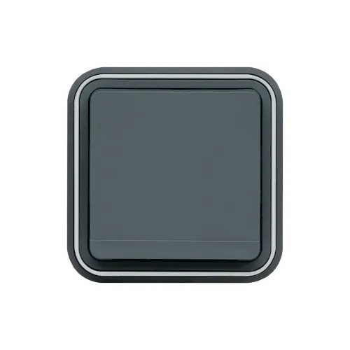 Cubyko Prise 2P+T encastré gris IP55 - HAGER