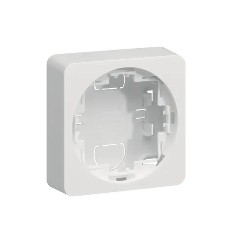 Boîte saillie simple pour mécanisme associable athea blanc - HAGER