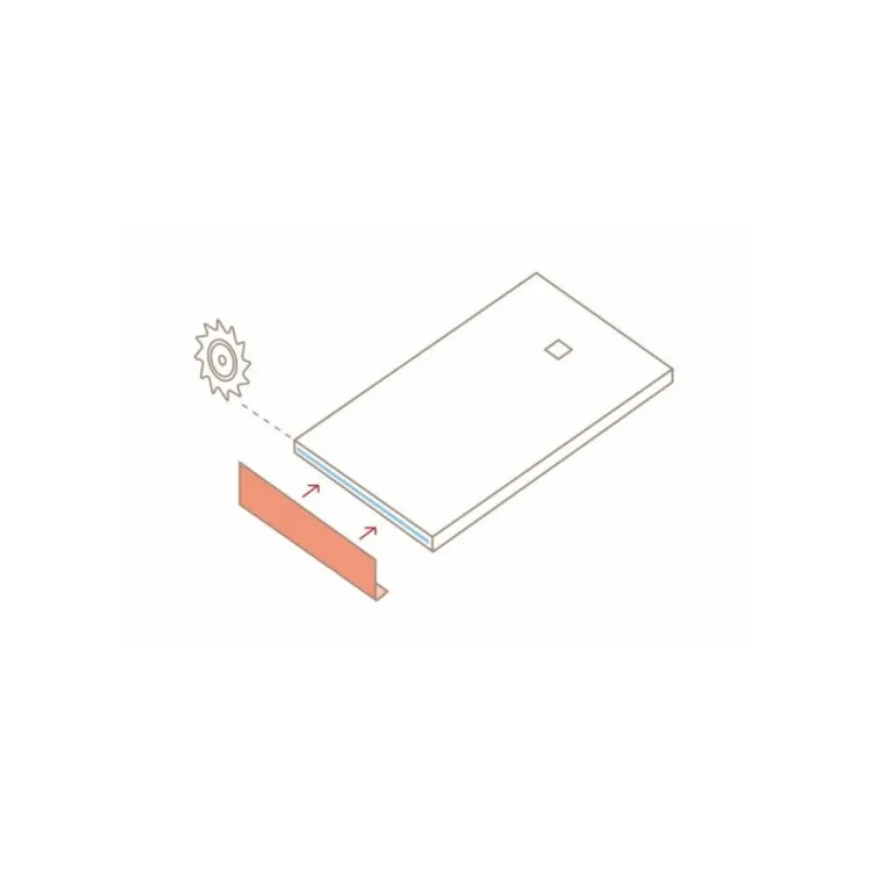 Square&Lineardrain - Kit d'étanchéité 3 m (découpe sur chantier) - SolidSoft
