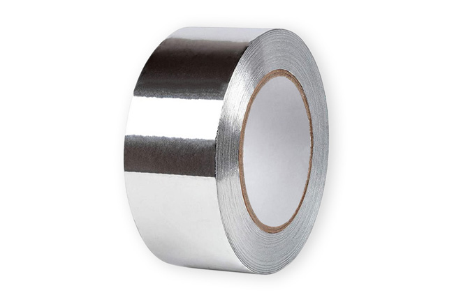 Bande aluminium adhésive, utilisation en intérieur