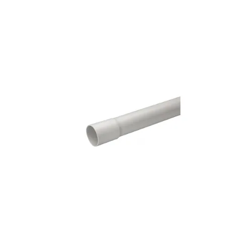 Mureva Tube - conduit rigide tulipe PVC gris-3m - au metre lineaire