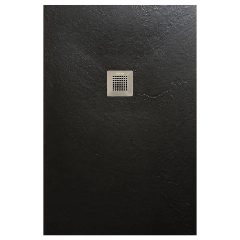 Receveur SquareDrain noir - SolidSoft